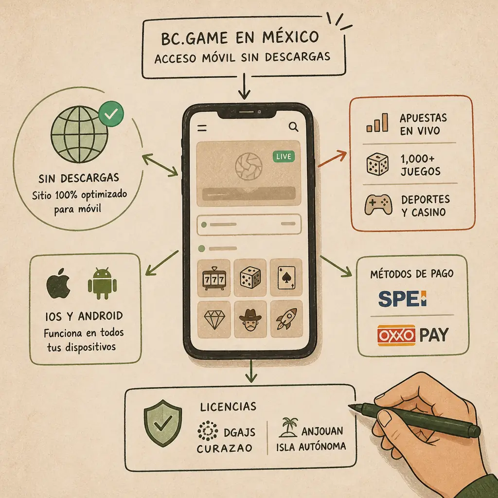 BC.Game App México 2026 – Casino y Apuestas Móvil visual guide for BC.Game
